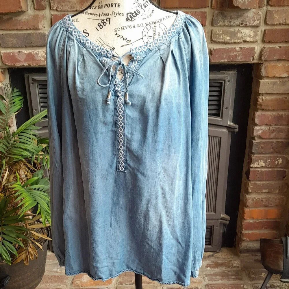 Vintage America Blues Top